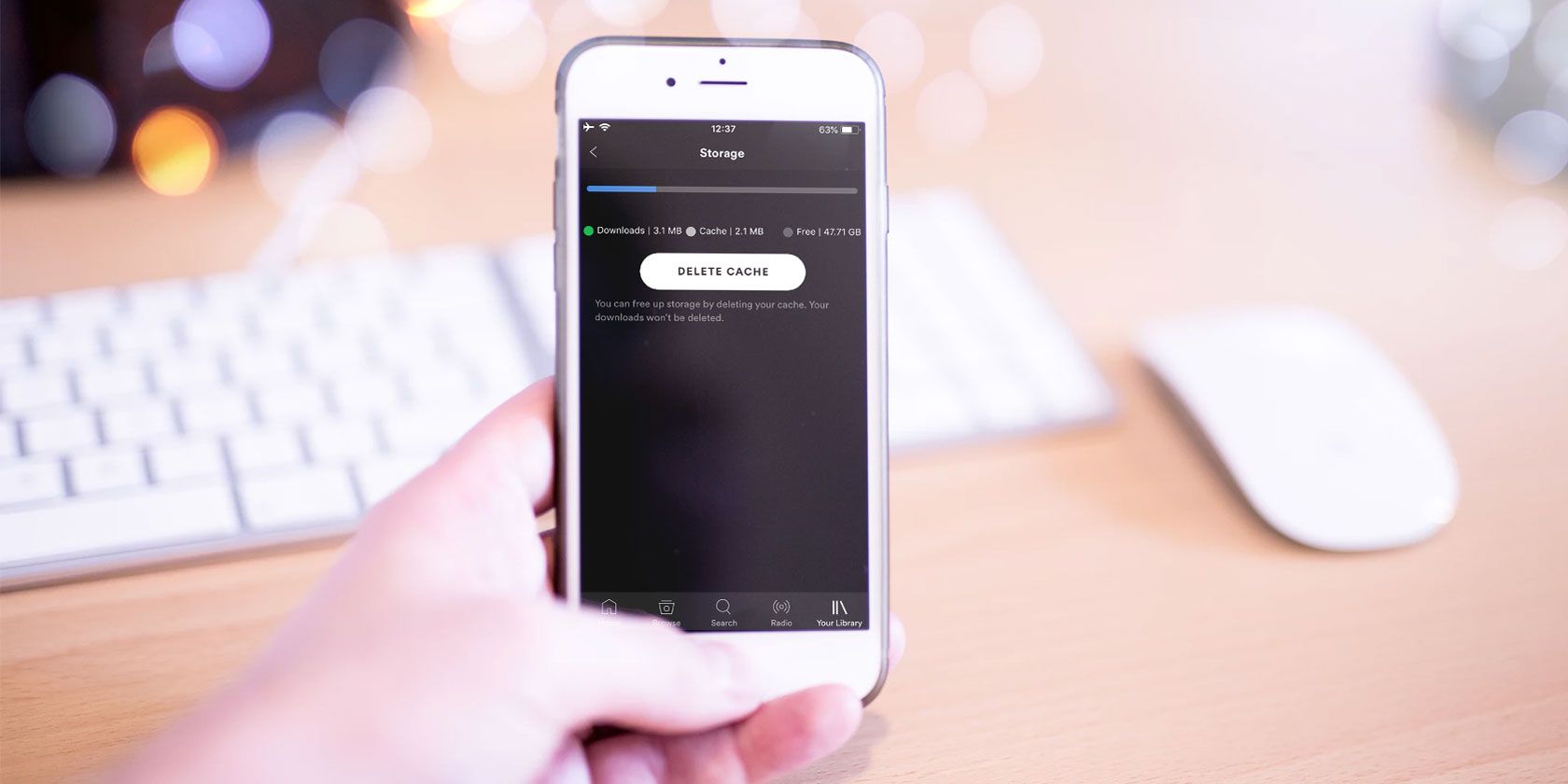 Как очистить кэш на iPhone и iPad