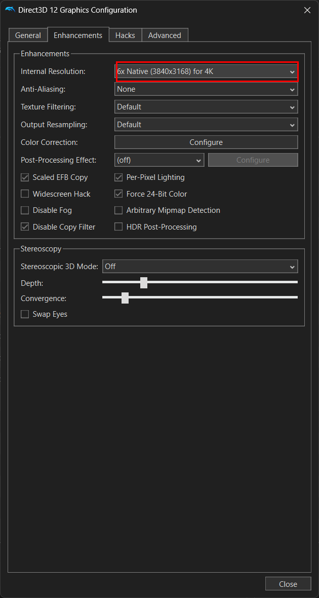 Повышение внутреннего разрешения улучшает внешний вид ретро-игр.