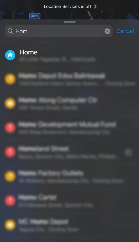 Дом в Картах iPhone