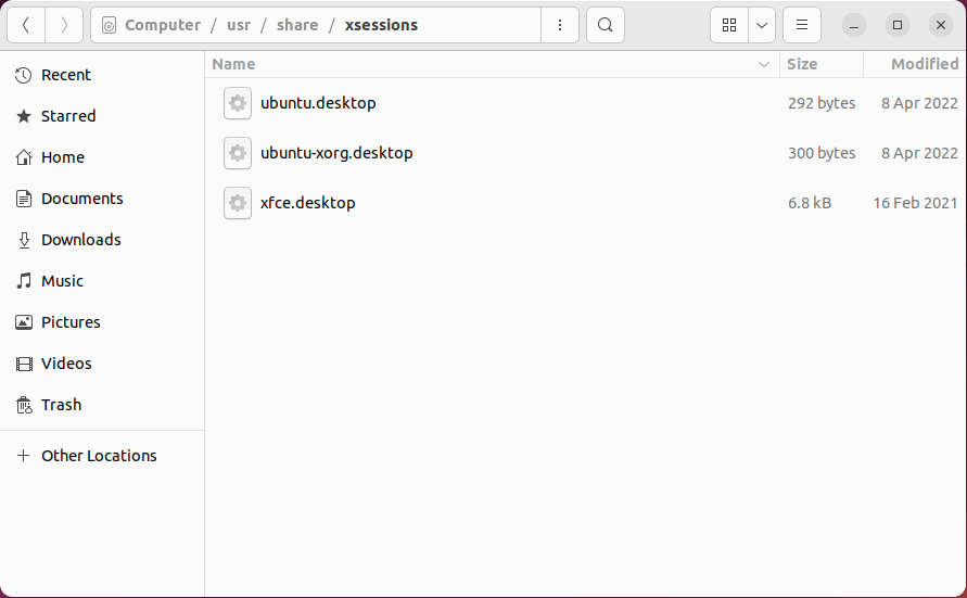 GDM: добавить, изменить и удалить сеансы
