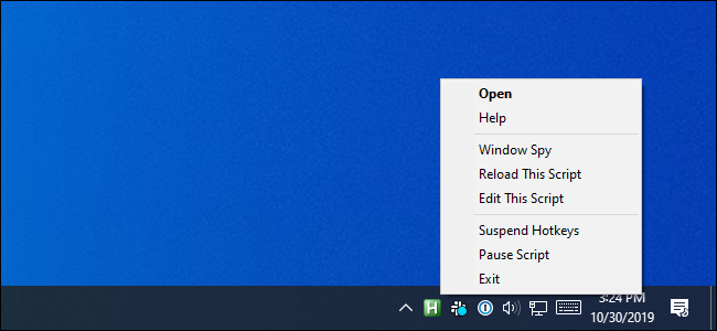 Выход из AutoHotkey и остановка скрипта