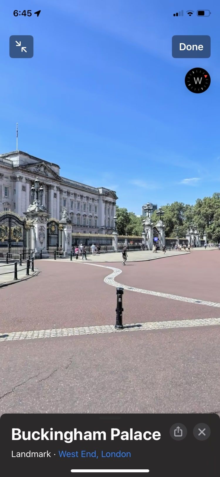 Полноэкранный 3D‑просмотр с детализированными зданиями