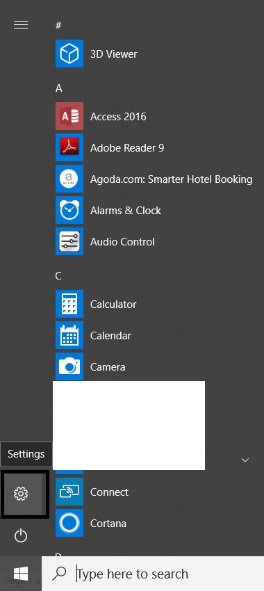 Параметры Windows