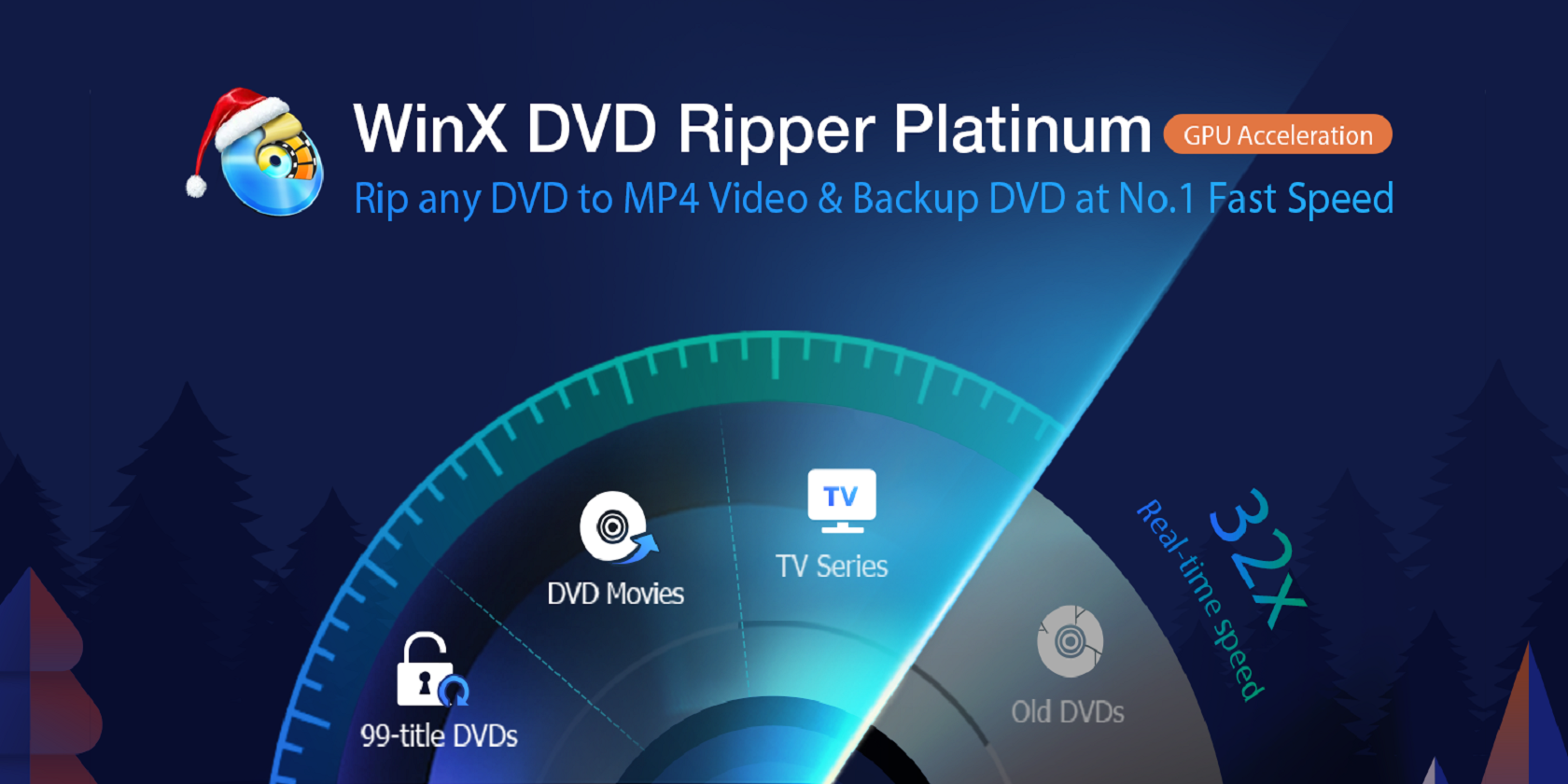 Рипнуть DVD в MP4 на ПК — WinX DVD Ripper