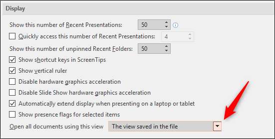 Изменение режима по умолчанию