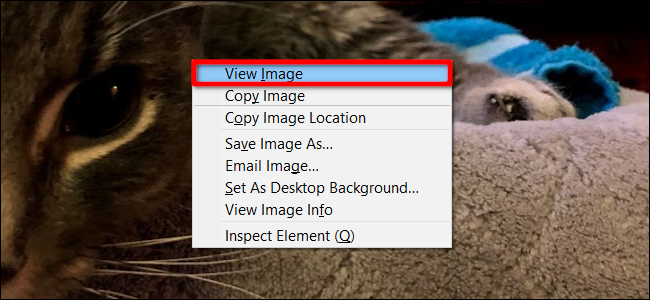 Просмотр изображения в Firefox