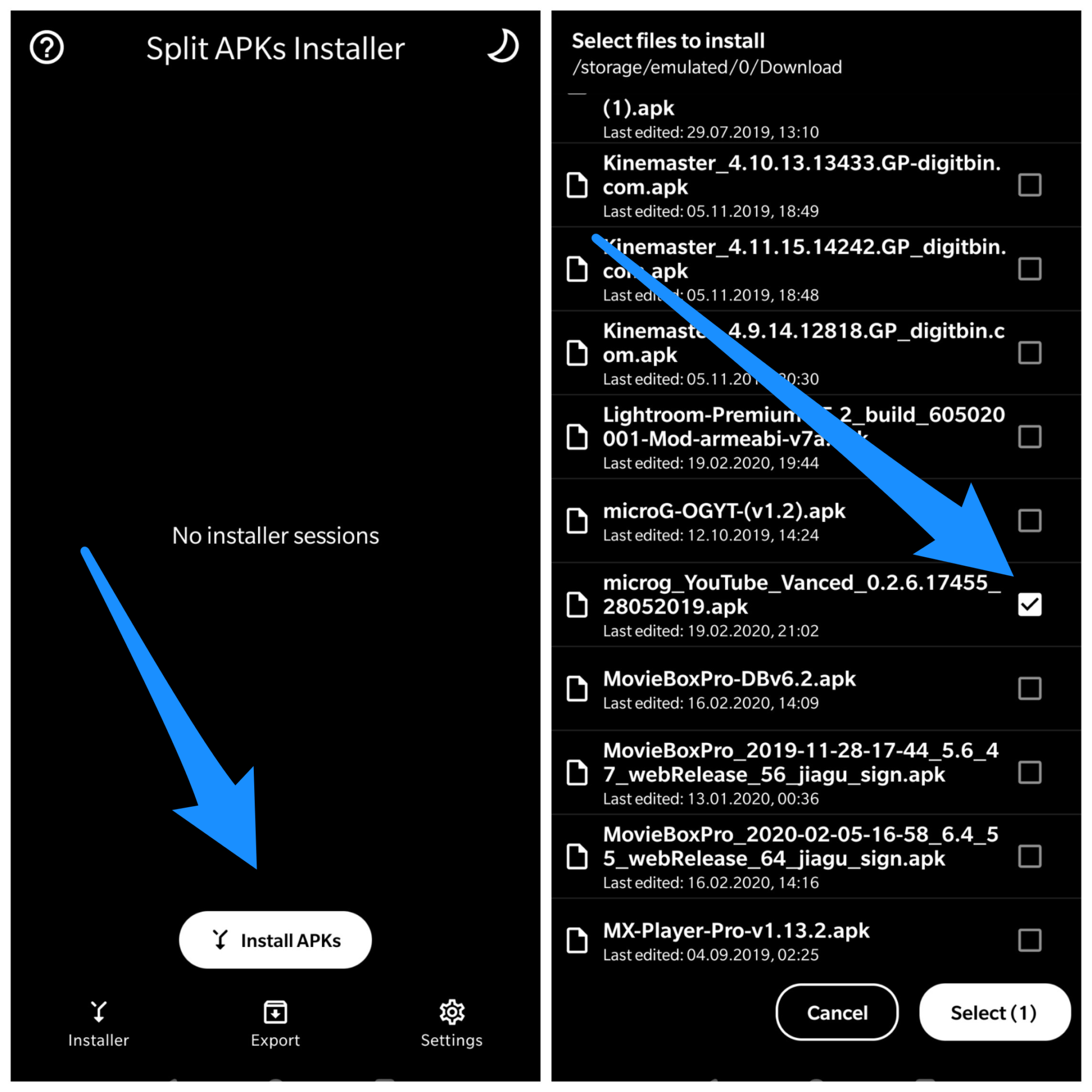 Установка YouTube Vanced v16.02.35 — инструкция