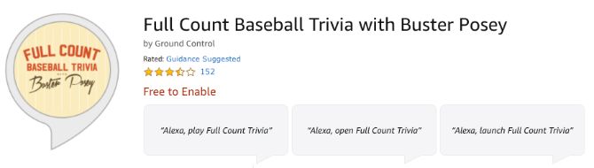 Full Count Baseball Trivia