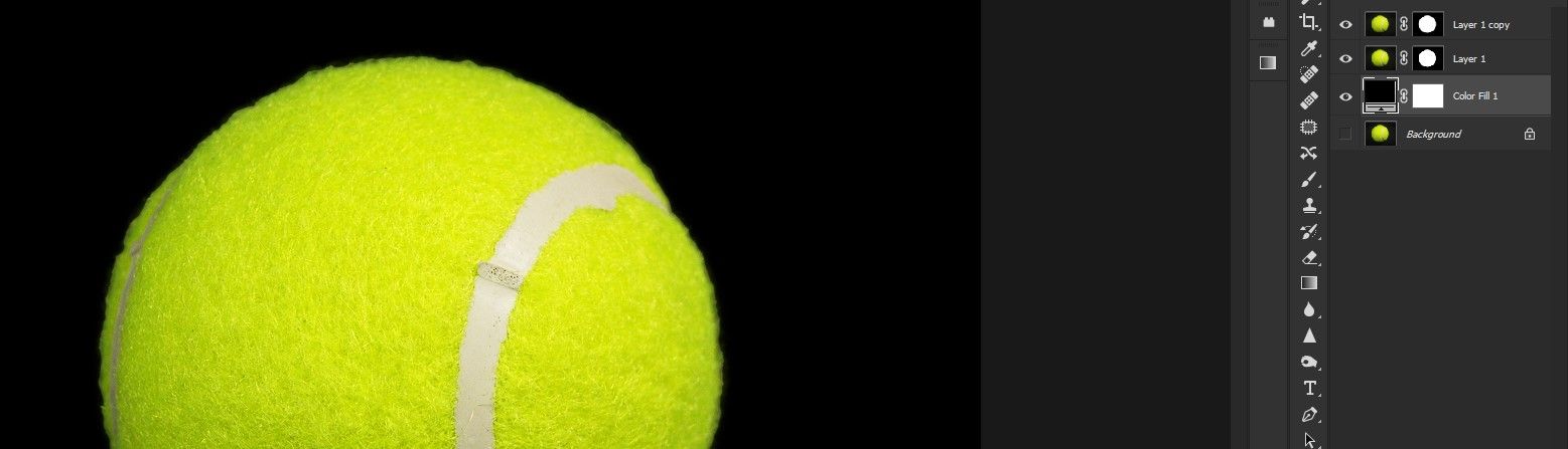 Шаг 3: Переместить Color Fill под Layer 1