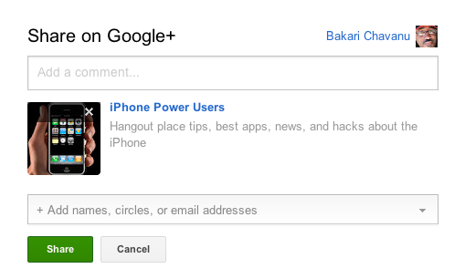 Пример публикаций и медиа на странице