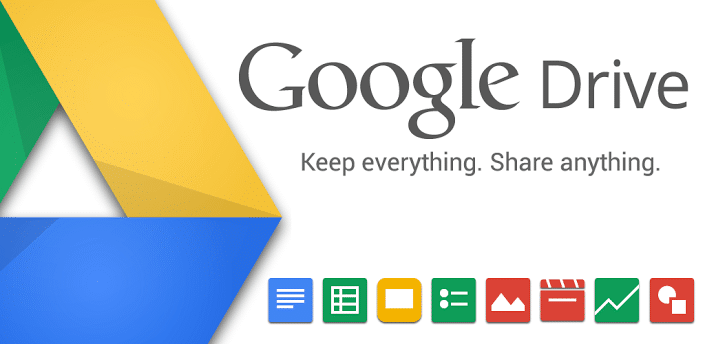 Google Drive логотип и интерфейс