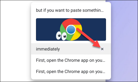 remove item from clipboard