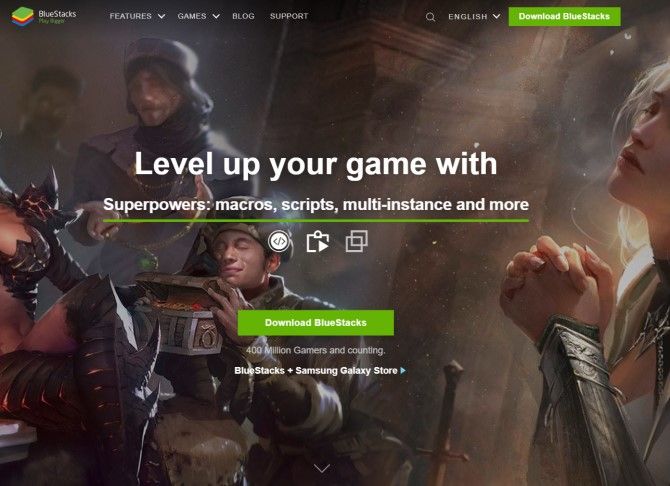 Загрузка Bluestacks для Windows и macOS