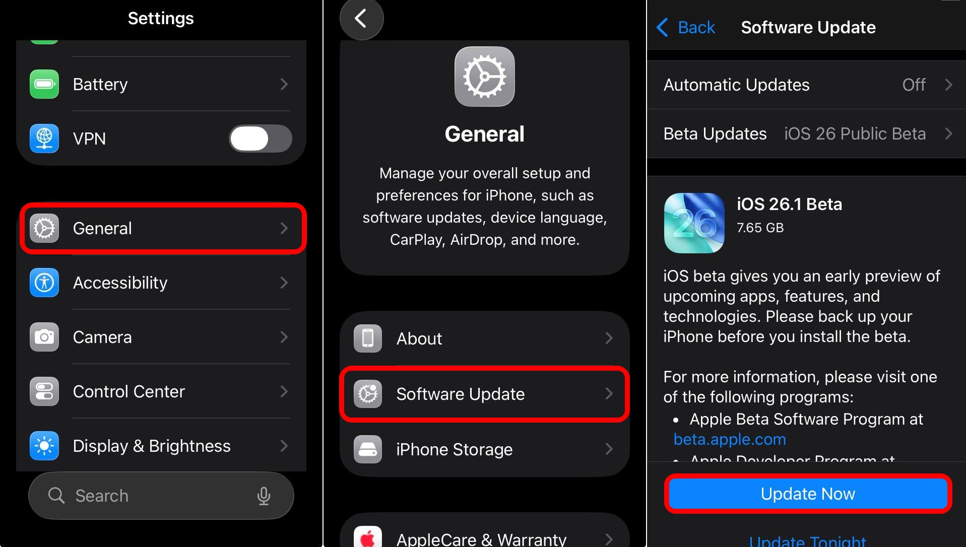 Как установить обновление iOS 26 на iPhone