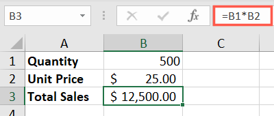Таблица с данными продаж в Excel