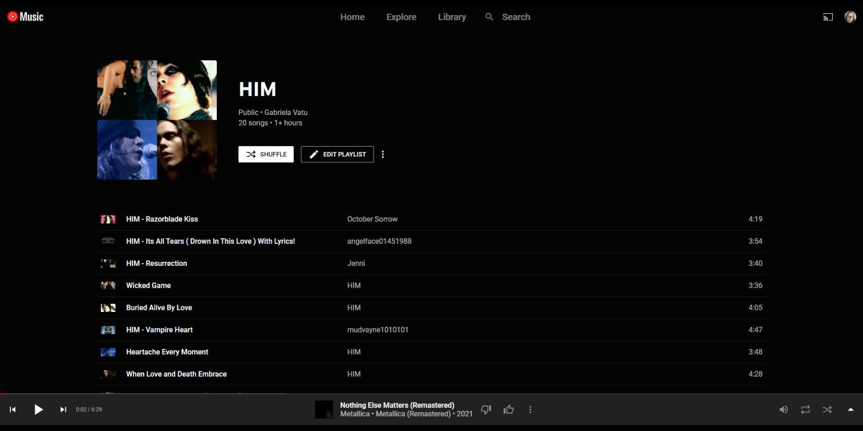 Плейлисты в YouTube Music: создать и управлять