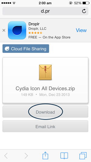 iOS 7風にCydiaアイコンを置き換える方法