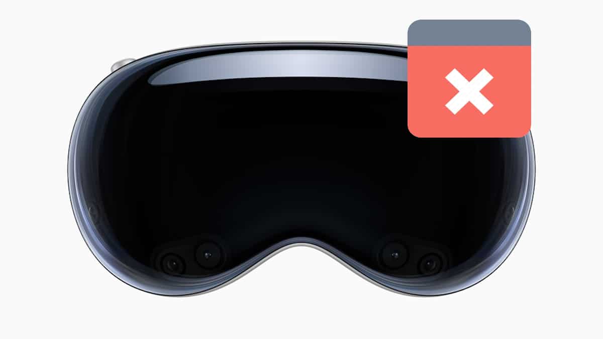 Исправление сбоев Apple Vision Pro