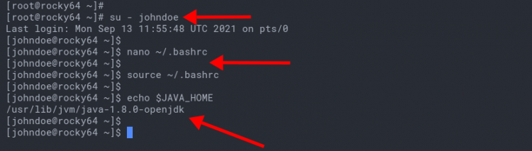 Проверка пользовательской переменной JAVA_HOME