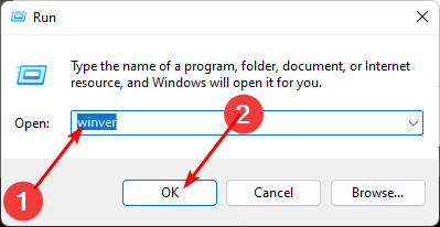 Окно winver с информацией о версии Windows 11