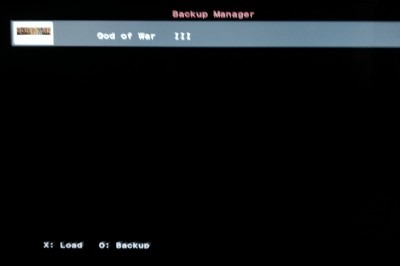 Выбор места для резервной копии игры