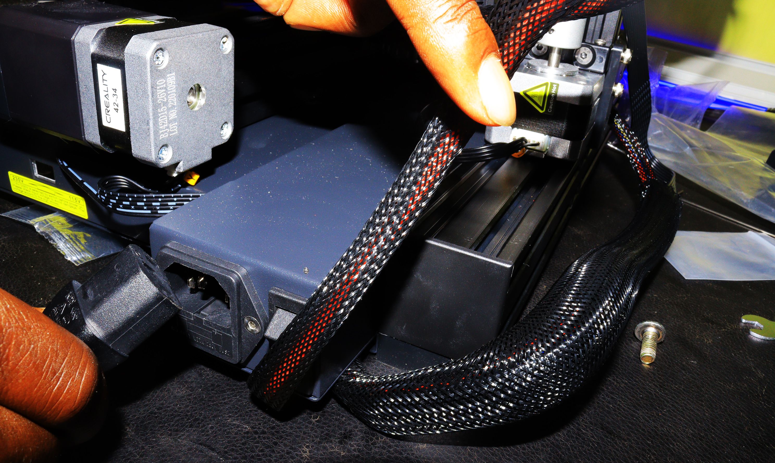 Отключение от сети на Ender 3 V2 перед работой