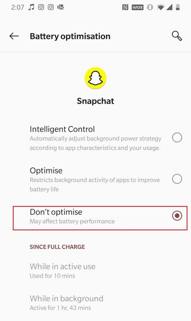 tap to load error on snapchat