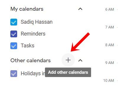Импорт календаря в Google Calendar