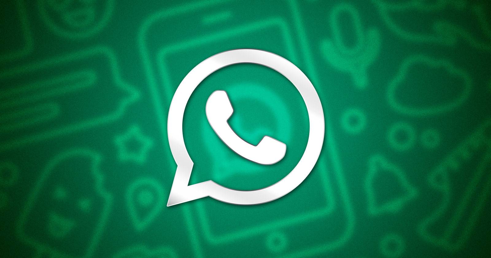 Список чатов WhatsApp на iOS с выделенным разговором для закрепления