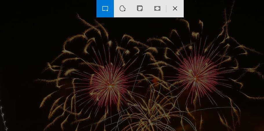 Параметры захвата Snipping Tool