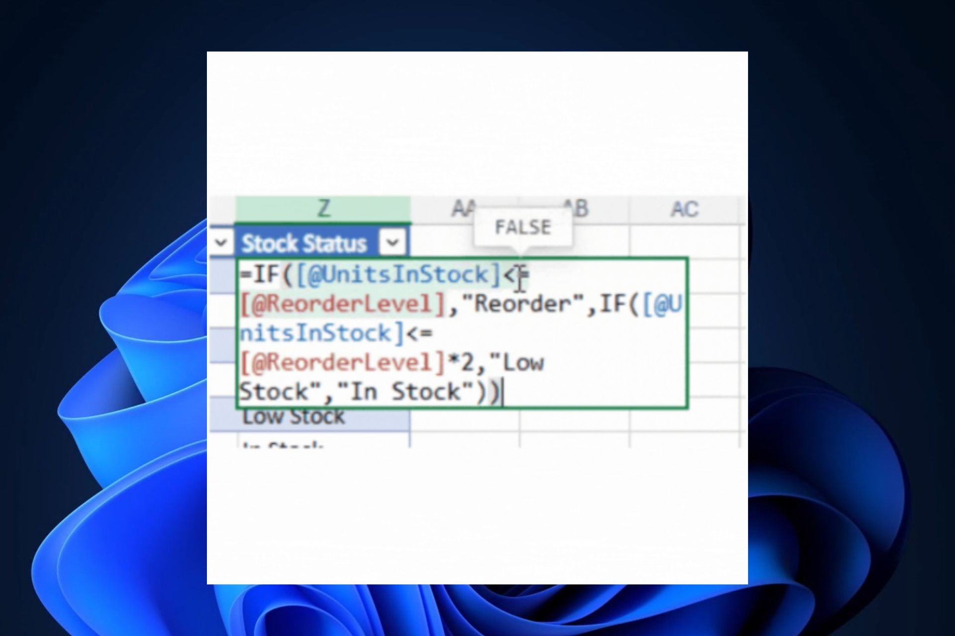 Просмотр значения части формулы в реальном времени
