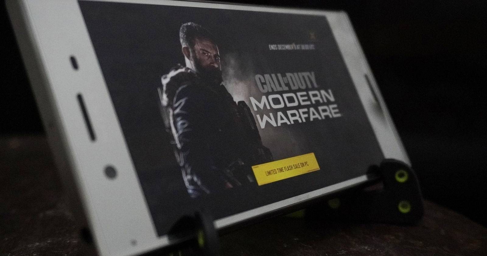 Скриншот процесса смены отображаемого имени Activision ID в меню игры