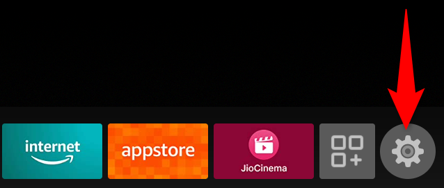 Выберите «Настройки» на главном экране.