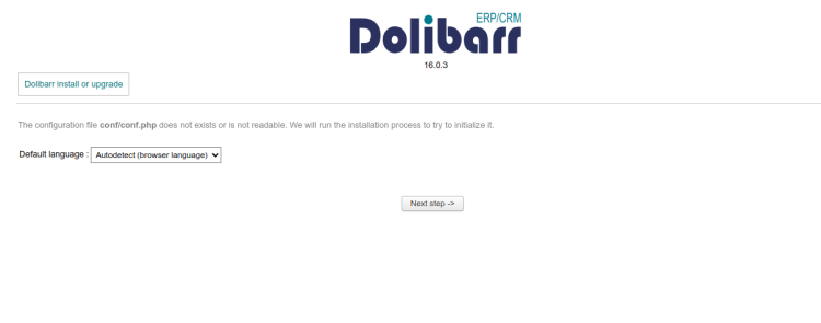 Установка Dolibarr на Debian 11