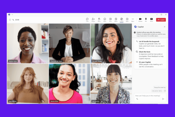 Заметки в Teams с Copilot