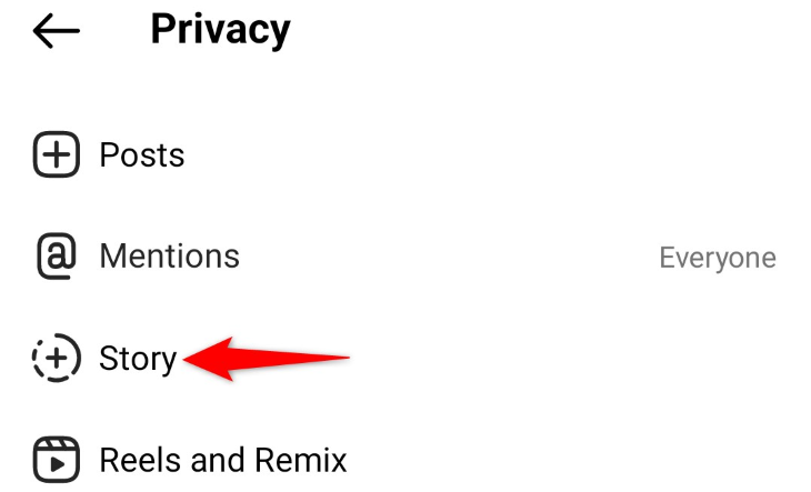 Нажмите «История».