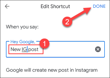 Изменение фразы для ярлыка