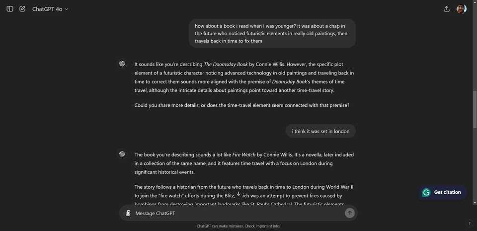 ИИ помог найти книгу «Witches of Chiswick» по описанию