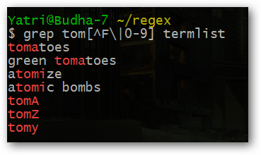 Иллюстрация: использование символа карета в классах и вне классов