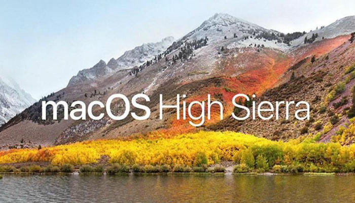 macOS High Sierra логотип в окне