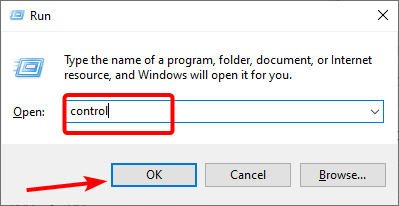 제어판 실행 화면 - Windows 10 제어판