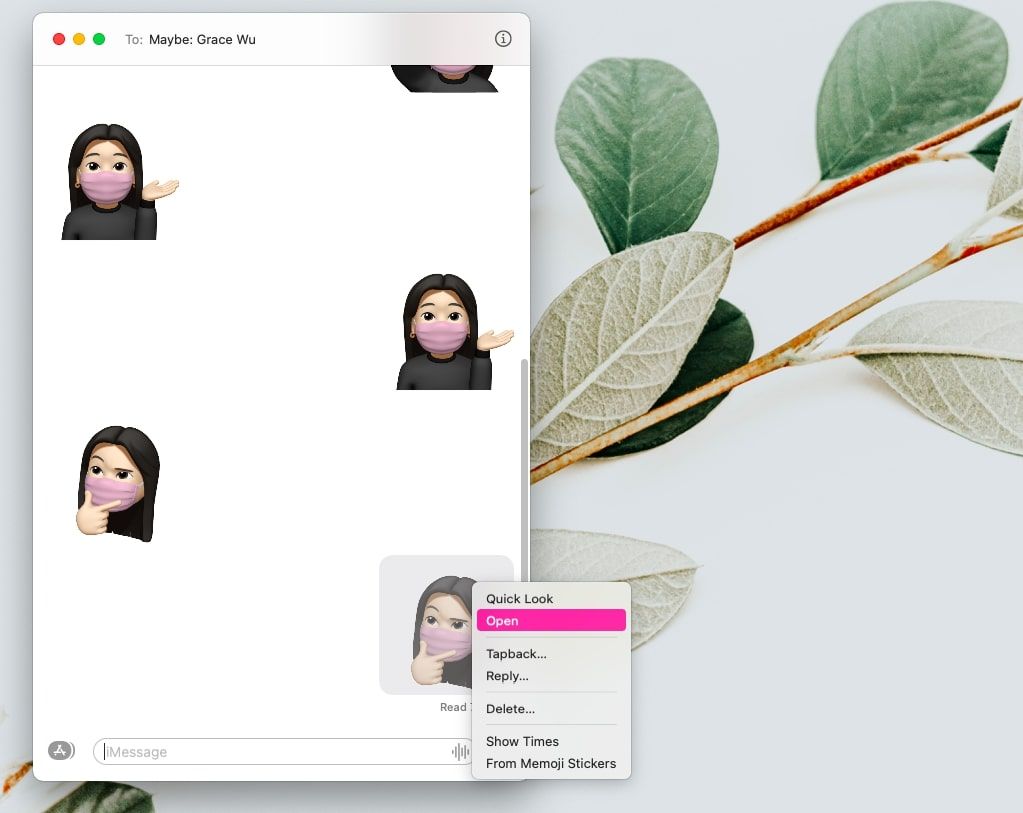 открыть memoji