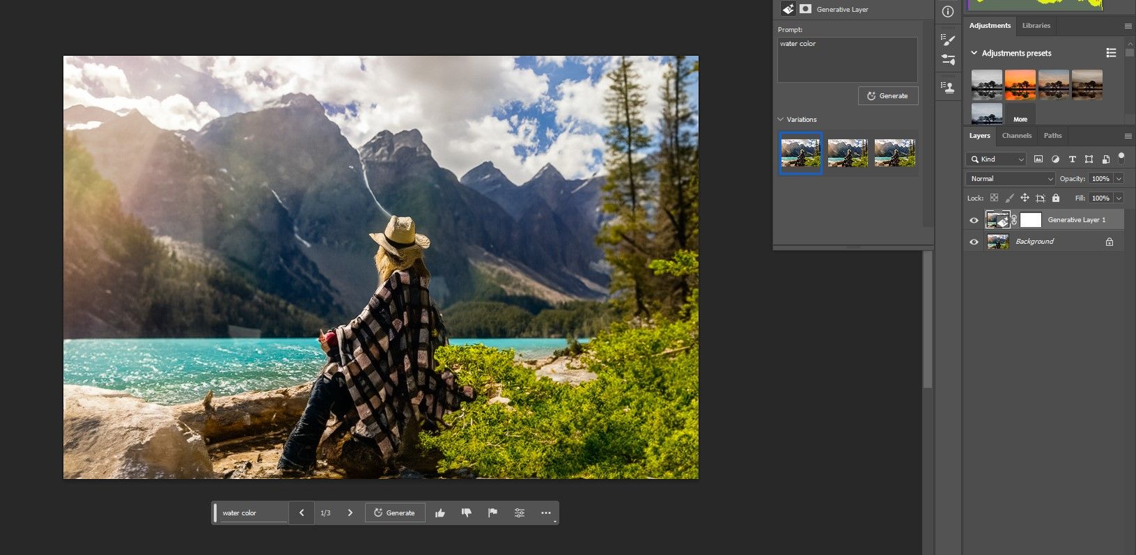 Пример: 15% серого, тонкий эффект