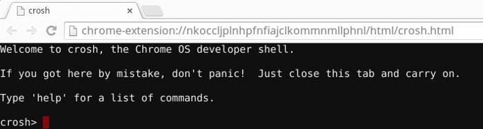 Crouton на SD или USB: перенос chroot на внешний носитель