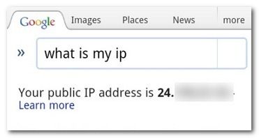 Resultado de búsqueda mostrando la IP pública del servidor SSH como nueva IP del dispositivo