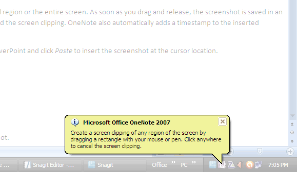 Выделение области для скриншота с помощью мыши