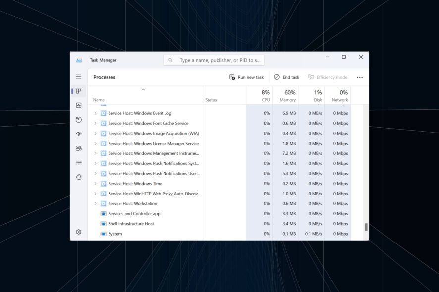 Исправить высокую загрузку CPU из‑за imgsvc