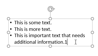 Выделение номера для форматирования
