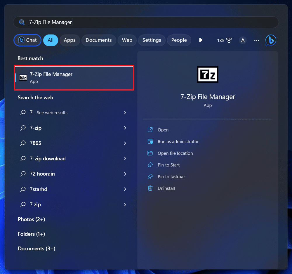 Окно 7‑Zip File Manager
