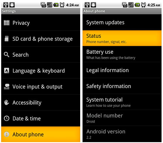 Ver nível de bateria no Android sem widget